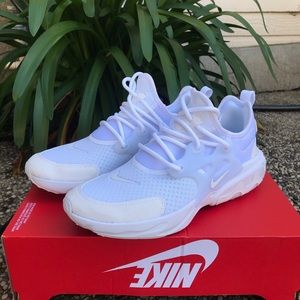 nike react presto triple white